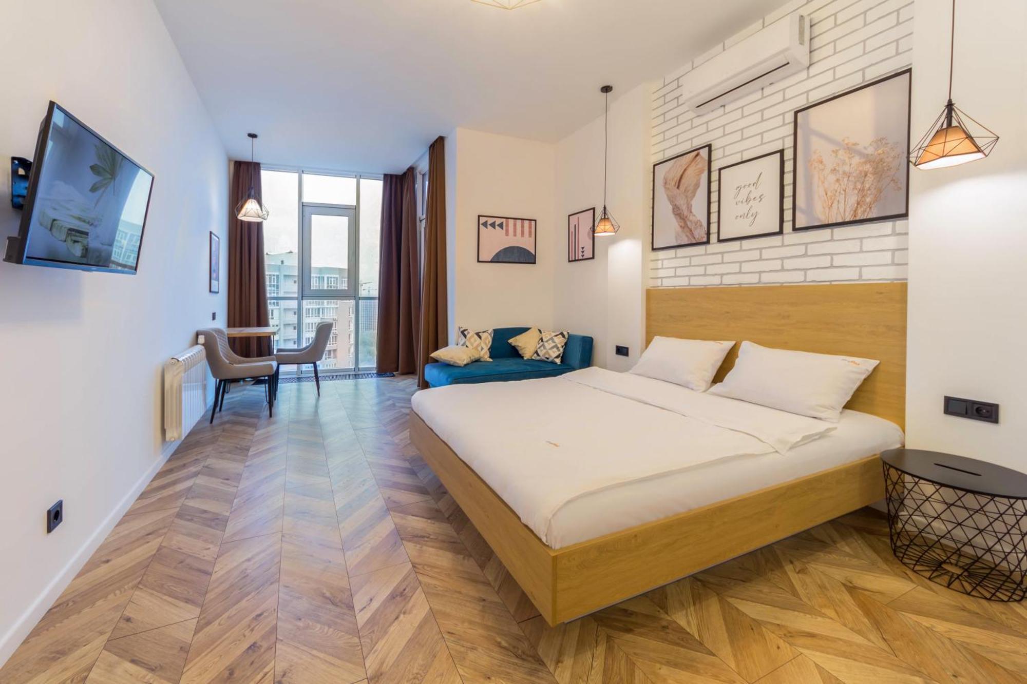 Design Apartments With Panoramic View เคียฟ ภายนอก รูปภาพ